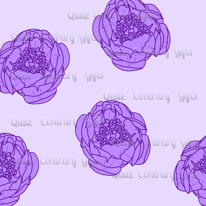 Lilac Mist Peonies Comforter