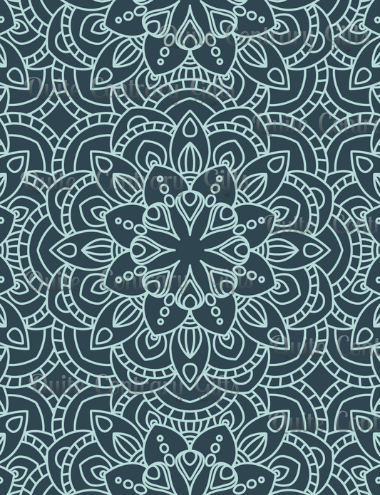 Mandala Midnight Basic Bedding Set