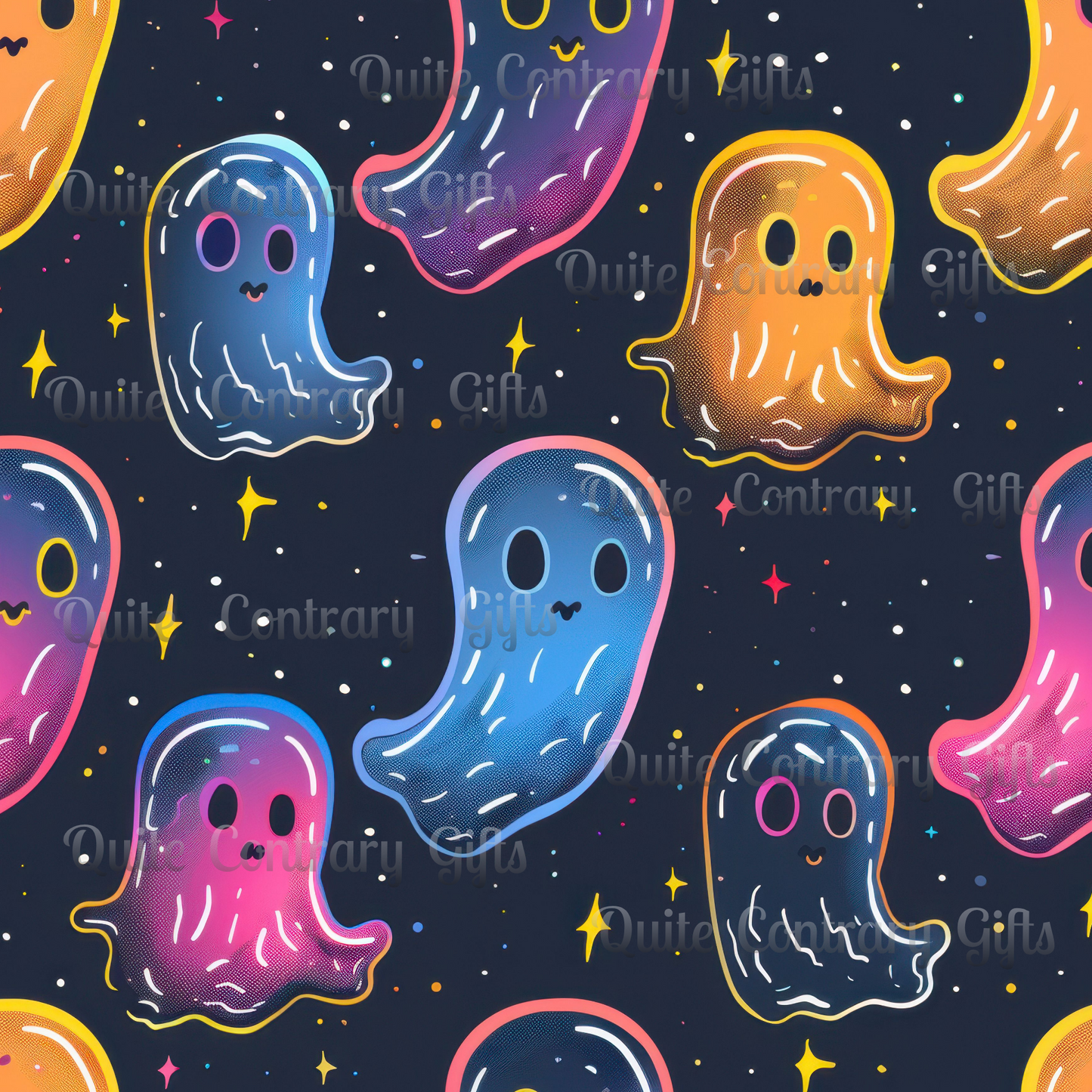 Neon Haunters Duvet Bedding Set
