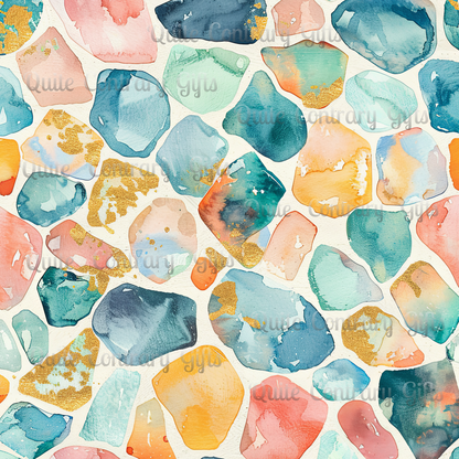 Ocean Pebble Drift Comforter