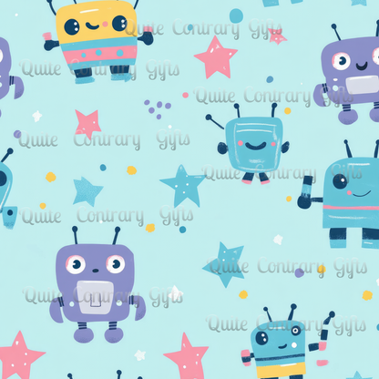Robo Galaxy Giggles Basic Bedding Set