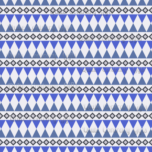 Sapphire Cairn Stripes Basic Bedding Set
