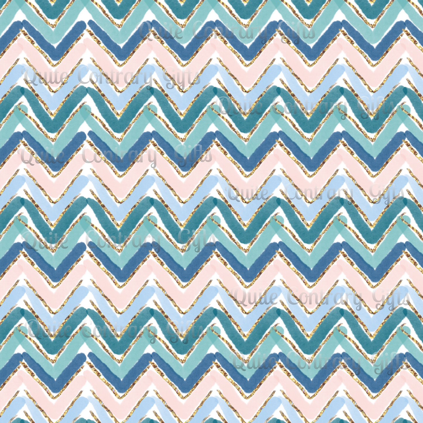 Serene Chevron Basic Bedding Set