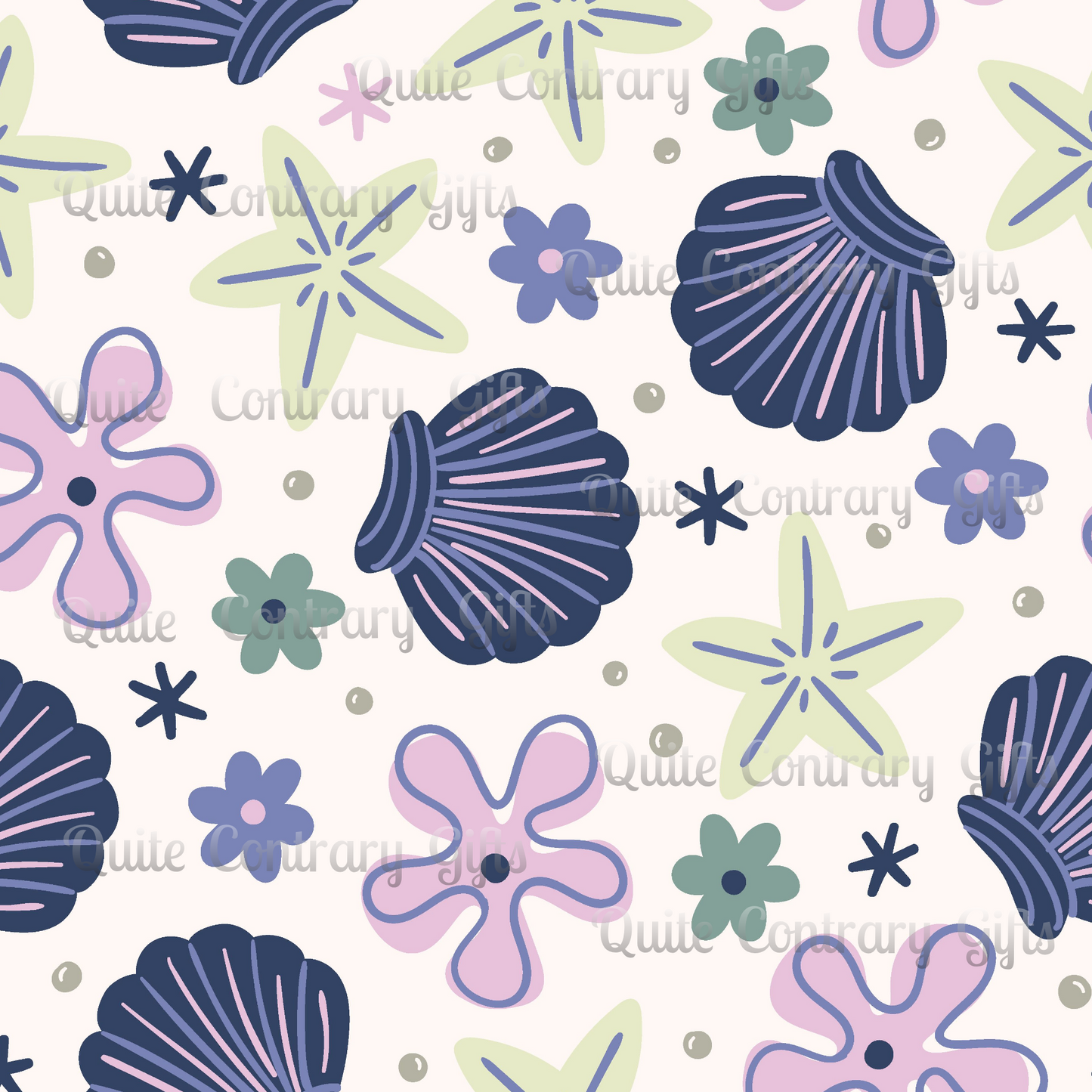 Shellflower Cove Microfiber Duvet Cover