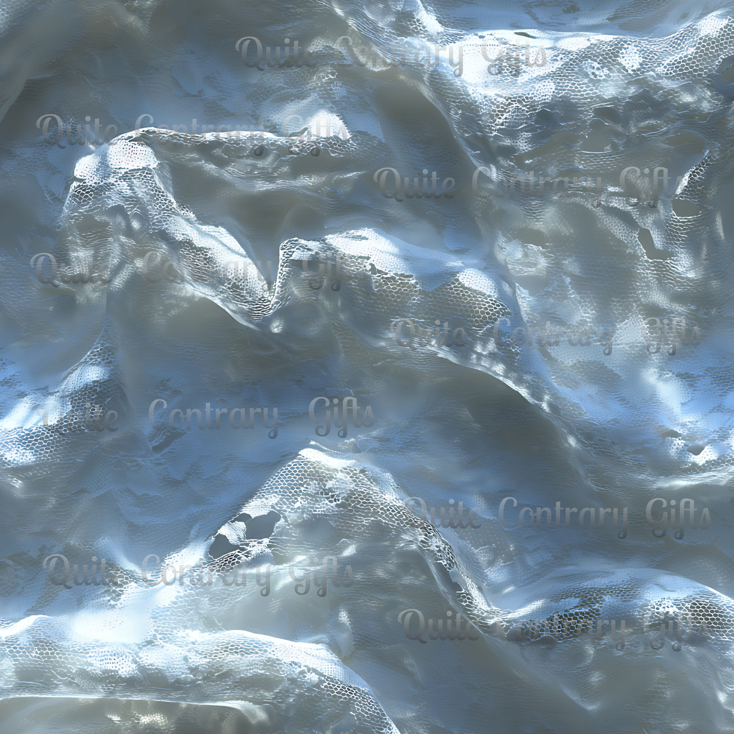 Snowdrift Sheer & Lace Duvet Bedding Set