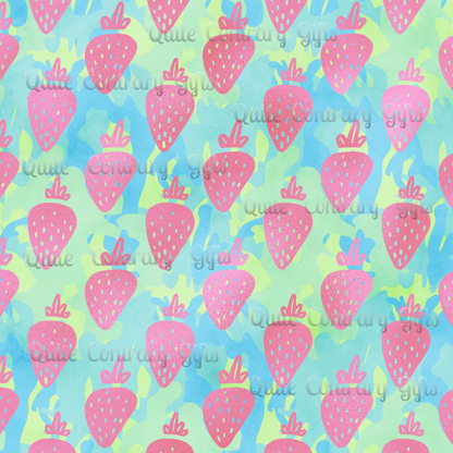 Strawberry Breeze Basic Bedding Set
