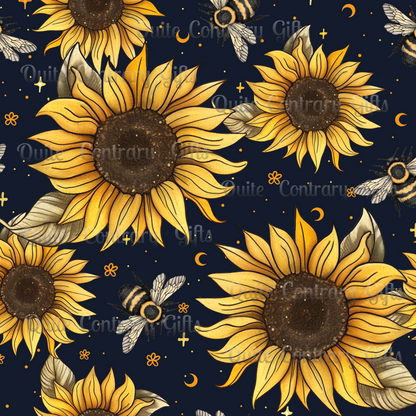 Sunflowers & Bees Comforter