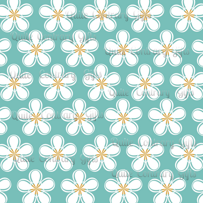 Tealberry Blooms Microfiber Duvet Cover
