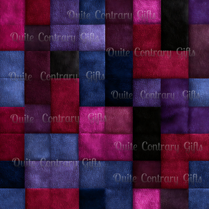 Velvet Mosaic Print Comforter