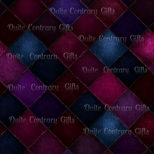 Velvet Patchwork Print Duvet Bedding Set