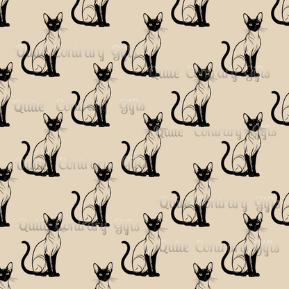 Siamese Charm – Sandy Dune Microfiber Duvet Cover