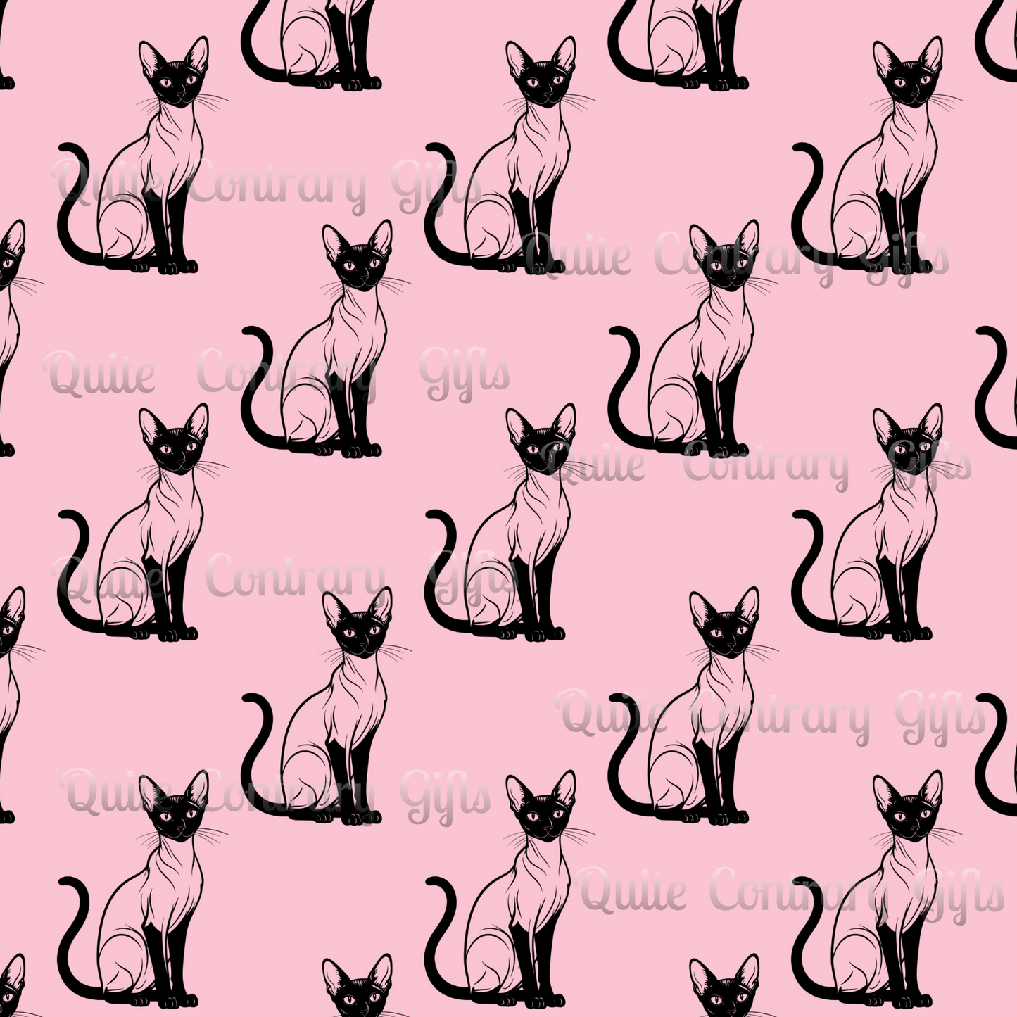 Siamese Charm – Pink Whisper Comforter