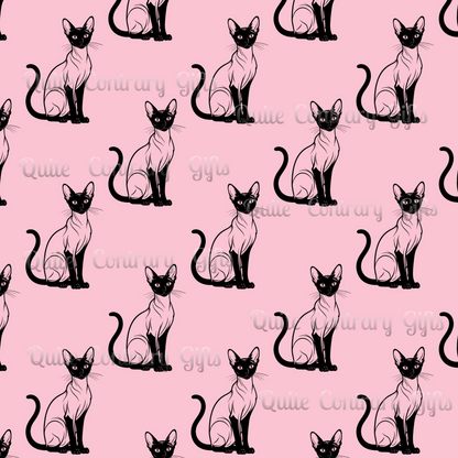 Siamese Charm – Pink Whisper Comforter