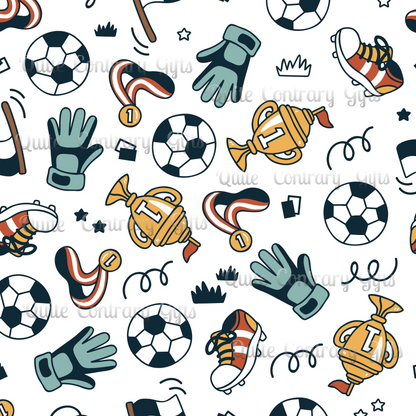 Little Soccer Legends Microfiber Duvet Cover