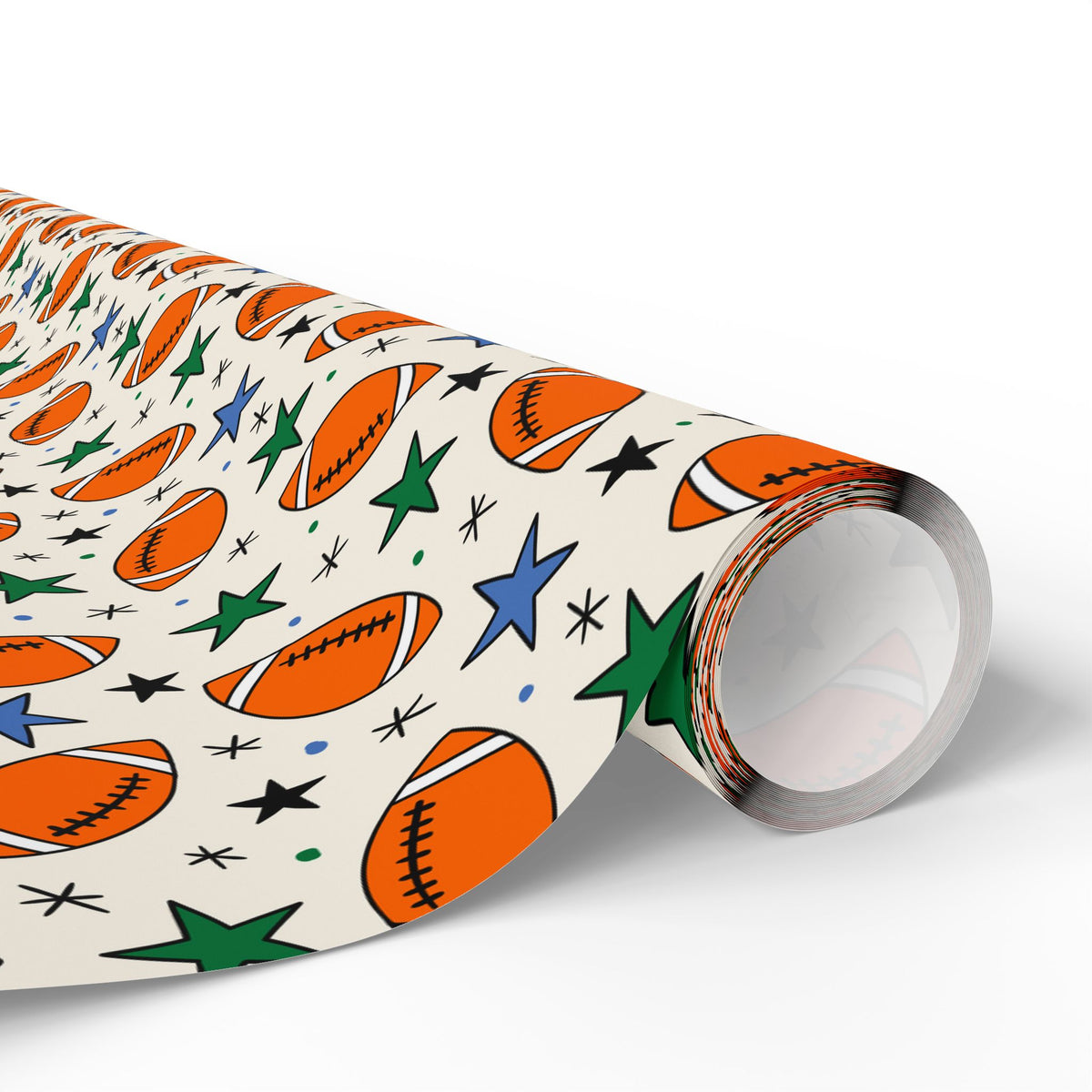 Touchdown Stars Wrapping Paper