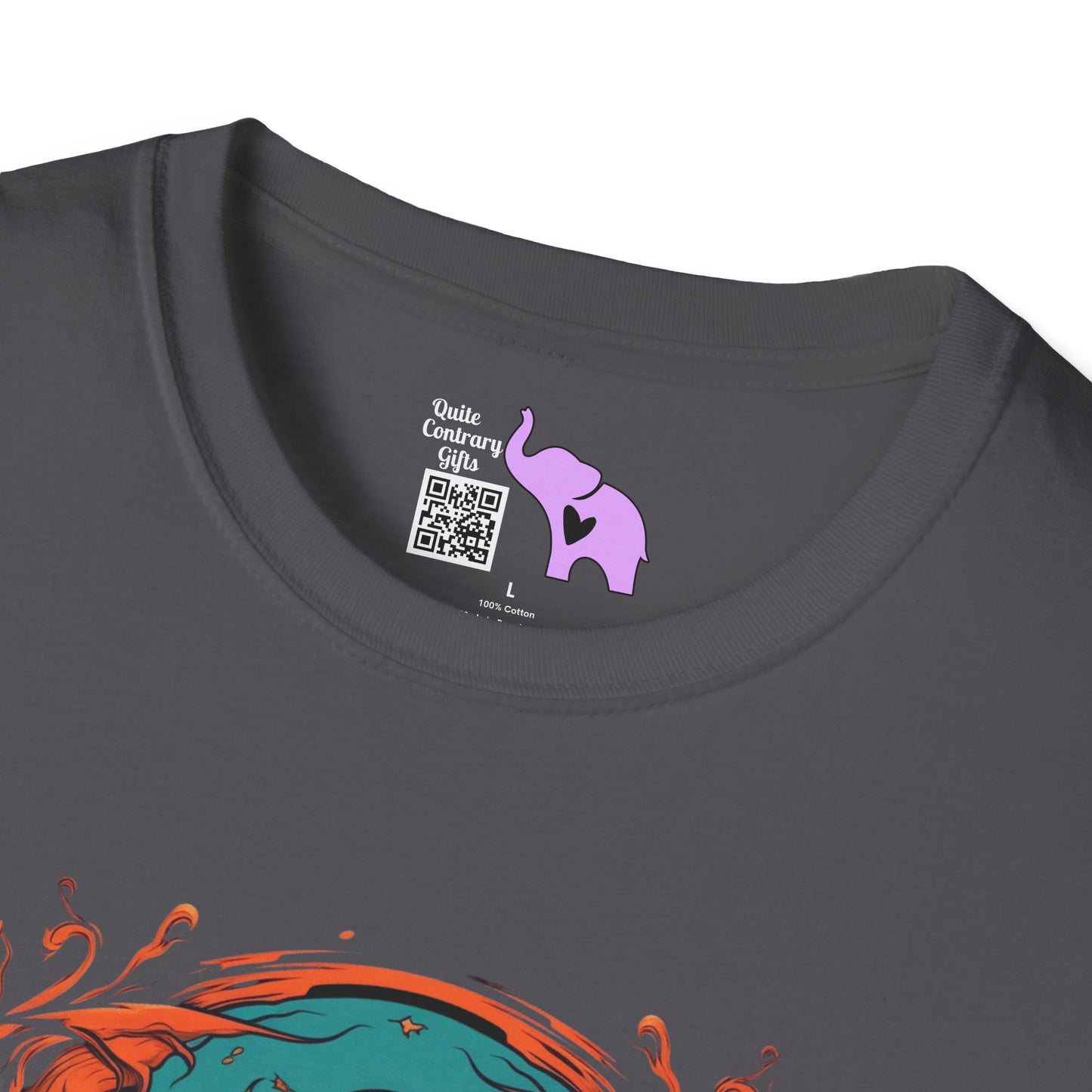 Creepy Ghost 3 Adult T-shirt