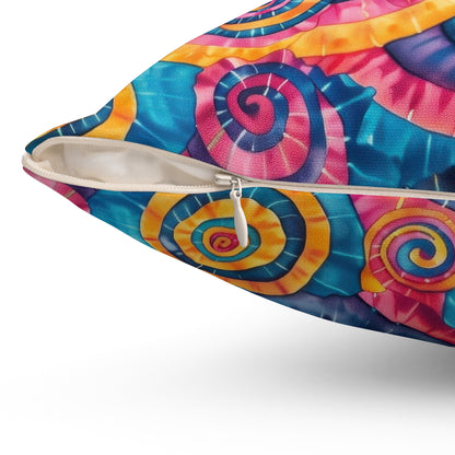 Rainbow Revolt Throw Pillow