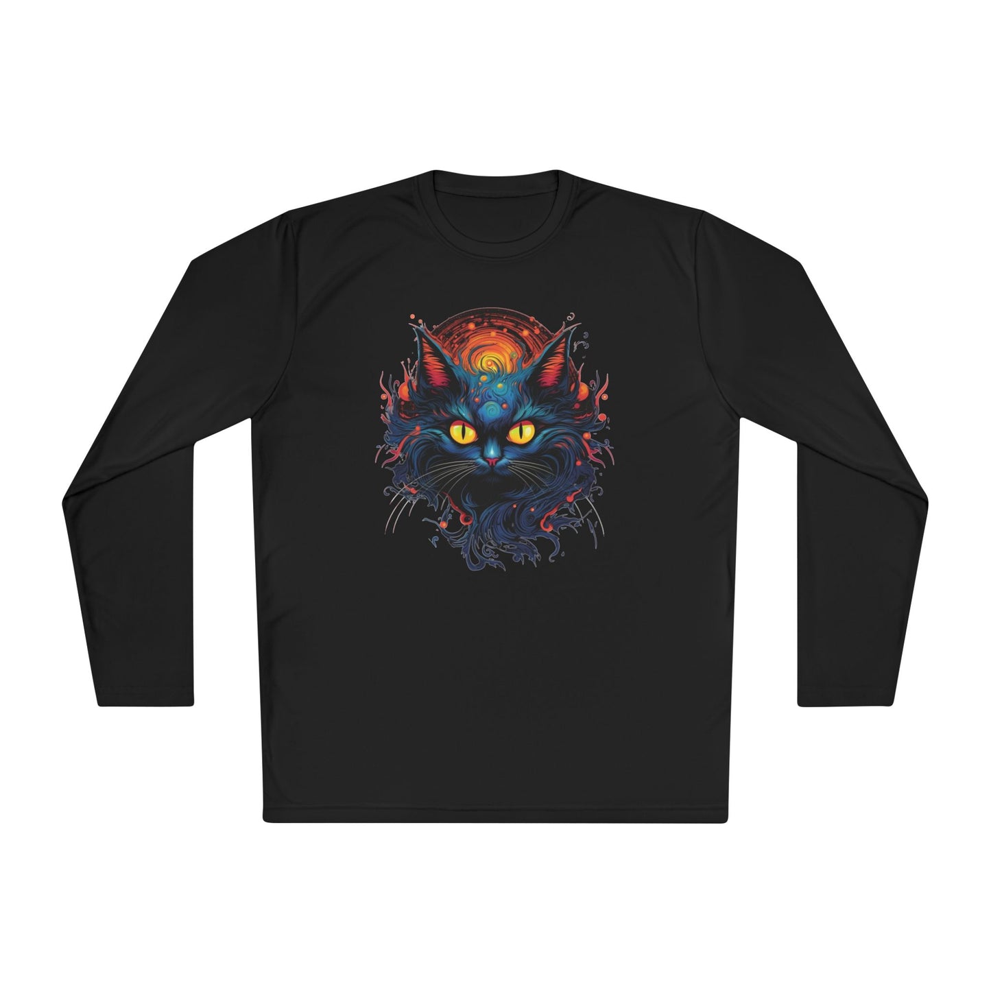 Creepy Black Cats 12 Adult Long Sleeve Tee
