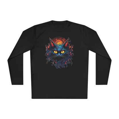 Creepy Black Cats 12 Adult Long Sleeve Tee