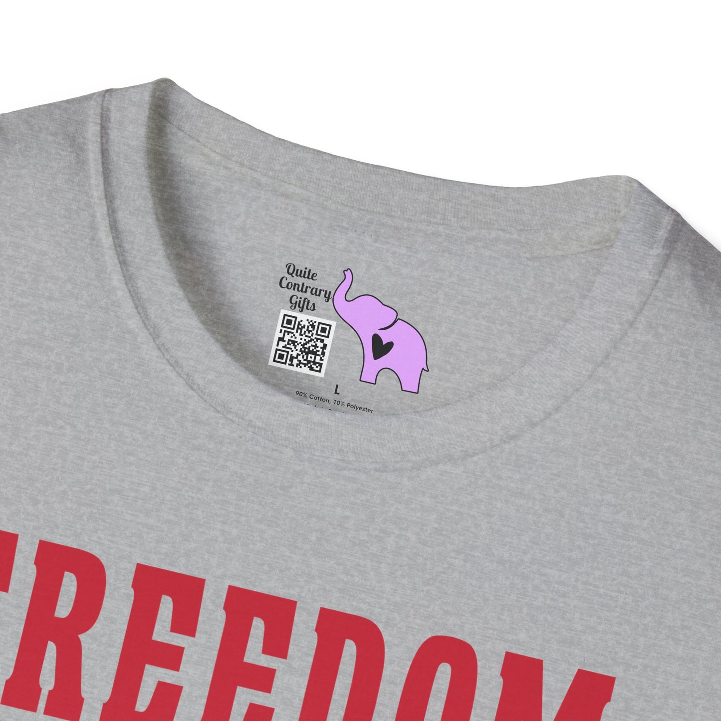 Freedom Family Faith Friends Fireworks 4th of July Adult T-shirt