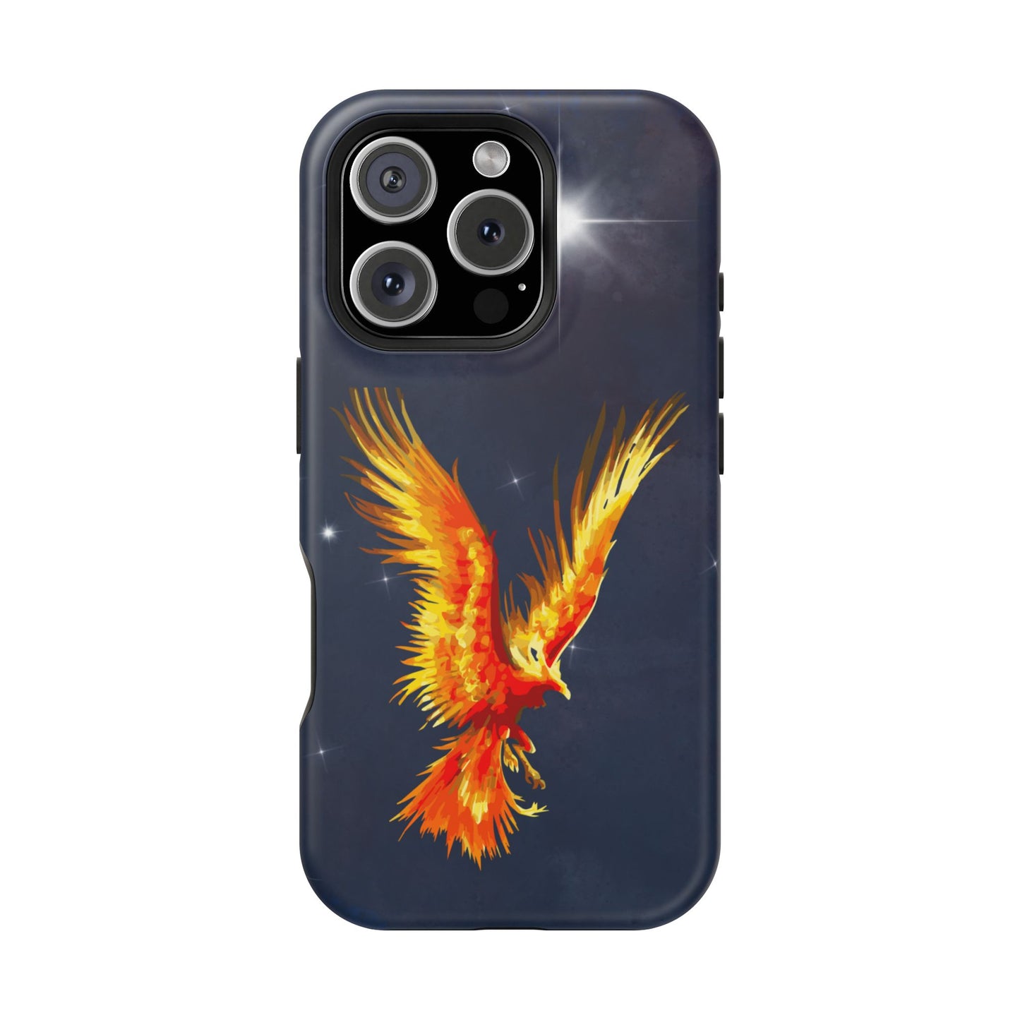 Phoenix Over Nebula MagSafe® Compatible Tough Case for iPhone