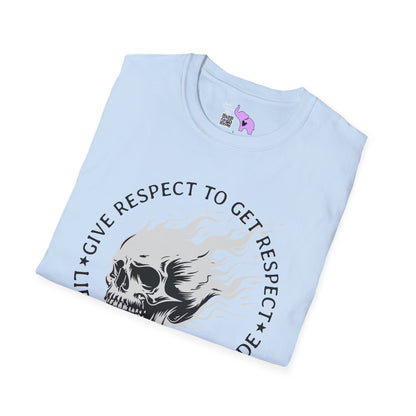 Give Respect to Get Respect Life Is A Beautiful Ride Adult T-shirt
