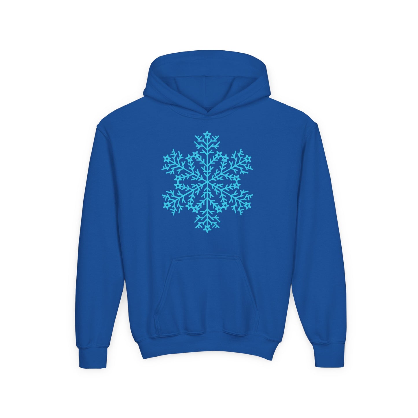 Large Snowflake Youth Hoodie