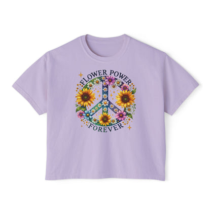 Flower Power Forever Women's Boxy Tee