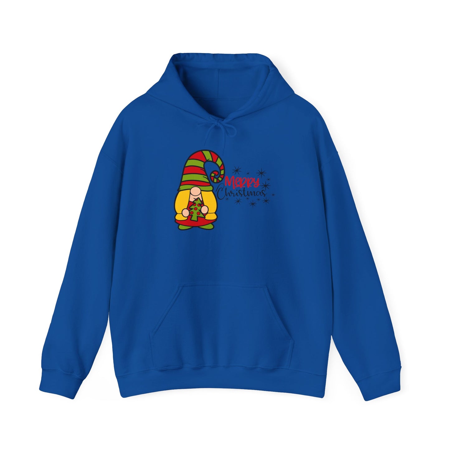 Merry Christmas Girl Gnome Adult Heavy Blend™ Hoodie