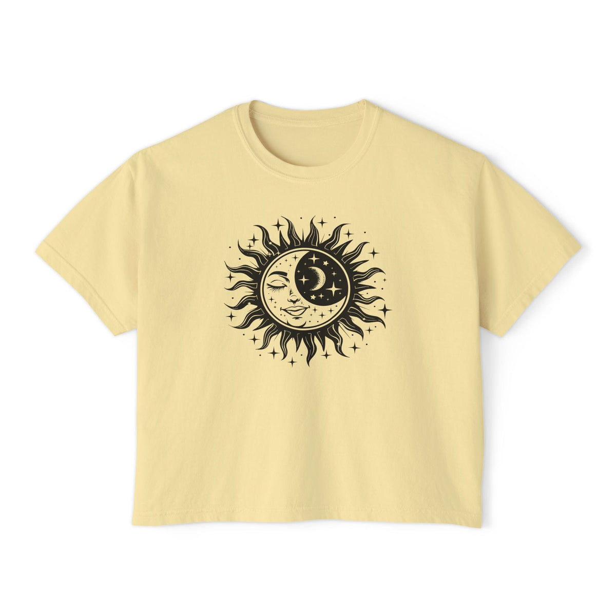 Celestial Sun/Moon Women's Boxy Tee