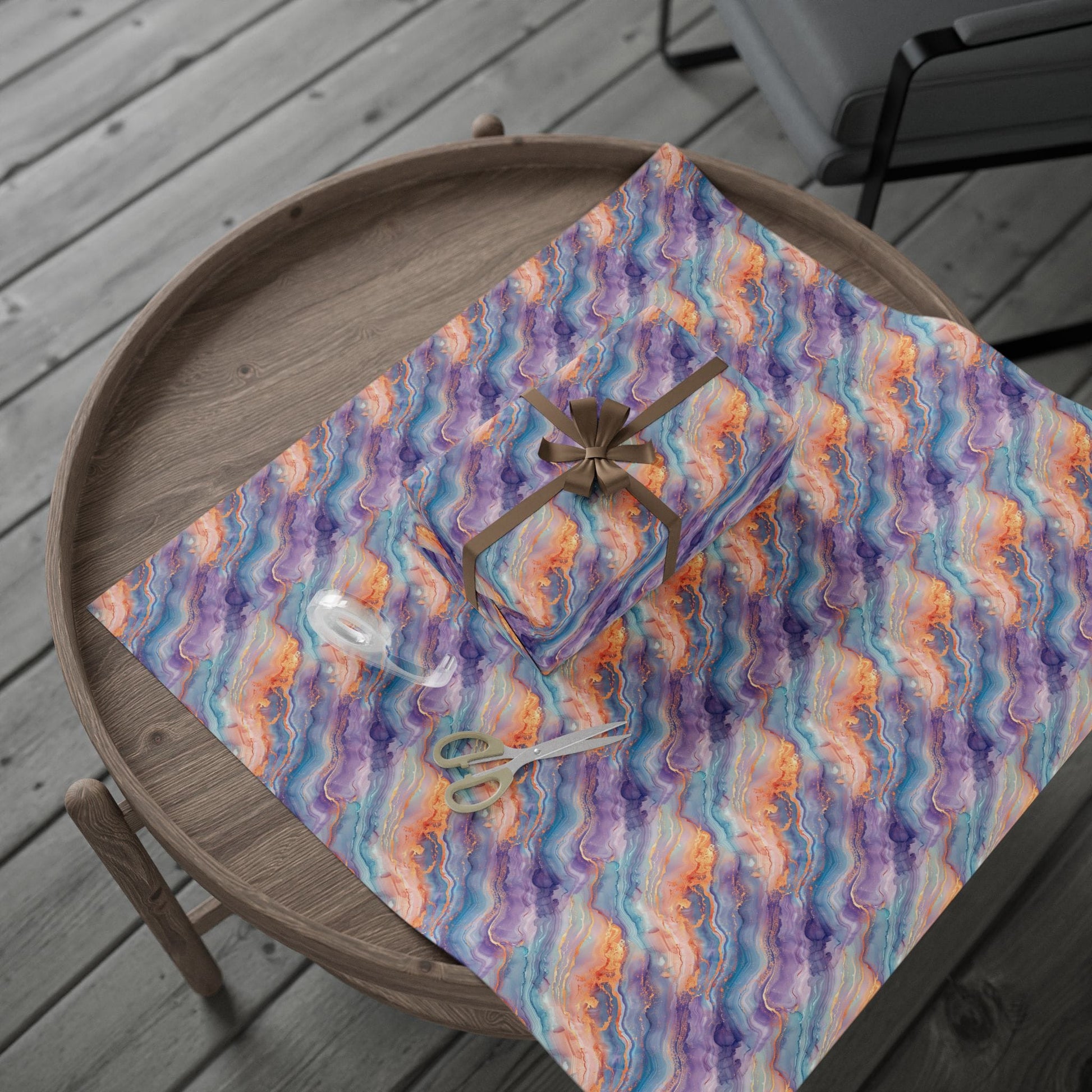 Dreamwave Marble Wrapping Paper