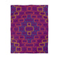 Purple Brick Wall Microfiber Duvet Cover