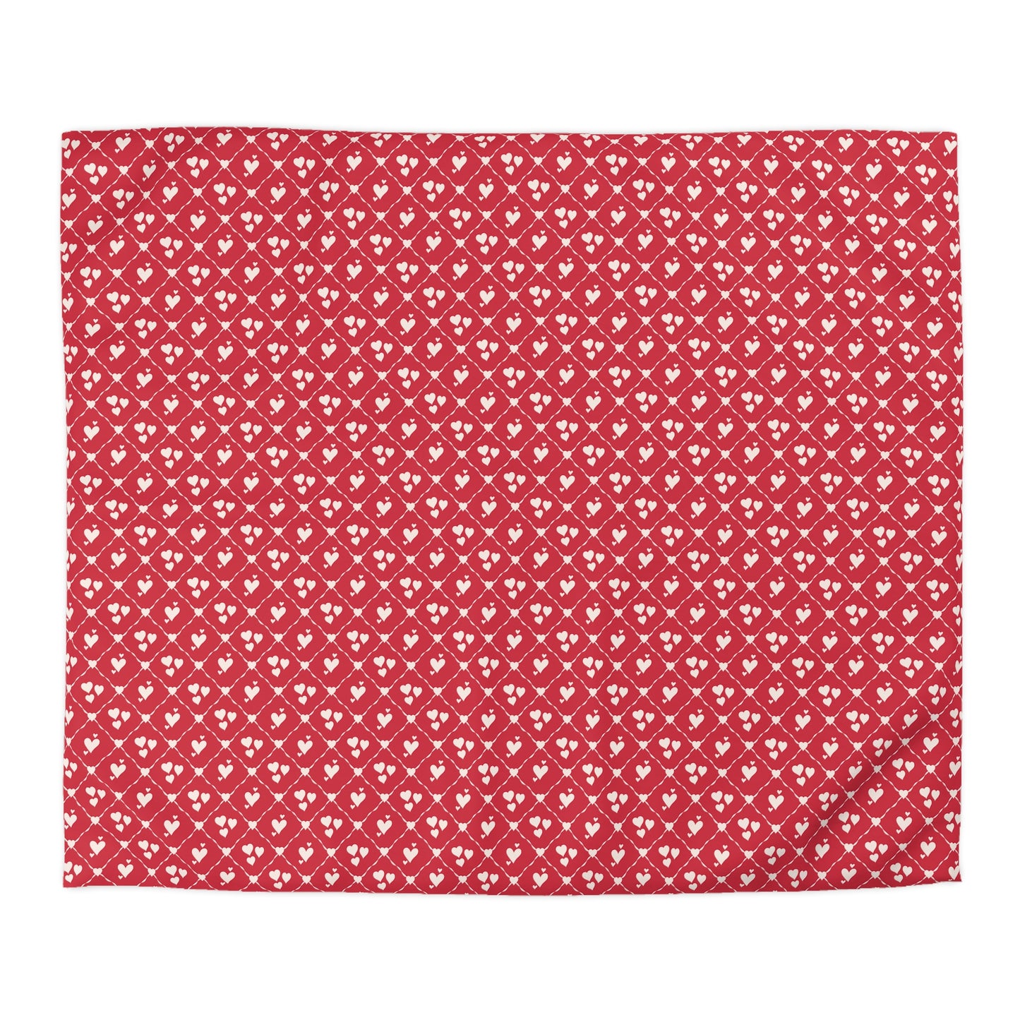 Sweetheart Trellis Microfiber Duvet Cover