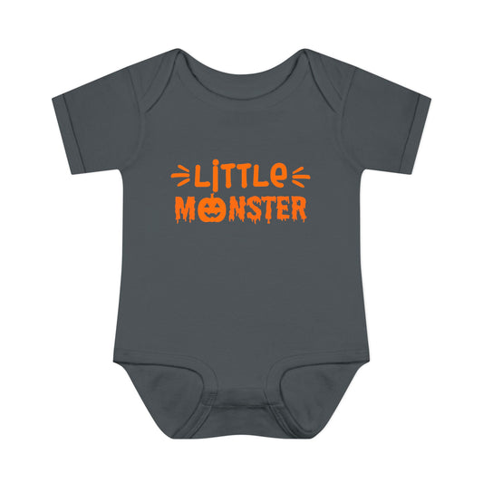 Little Monster Infant Baby Rib Bodysuit
