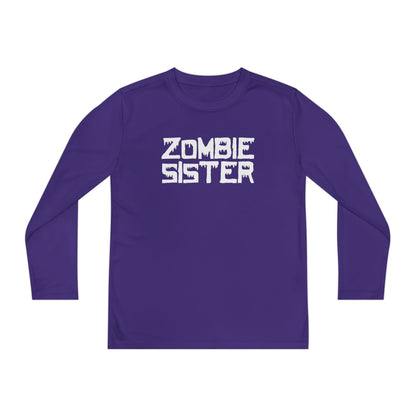 ""Zombie Sister Youth Long Sleeve Tee