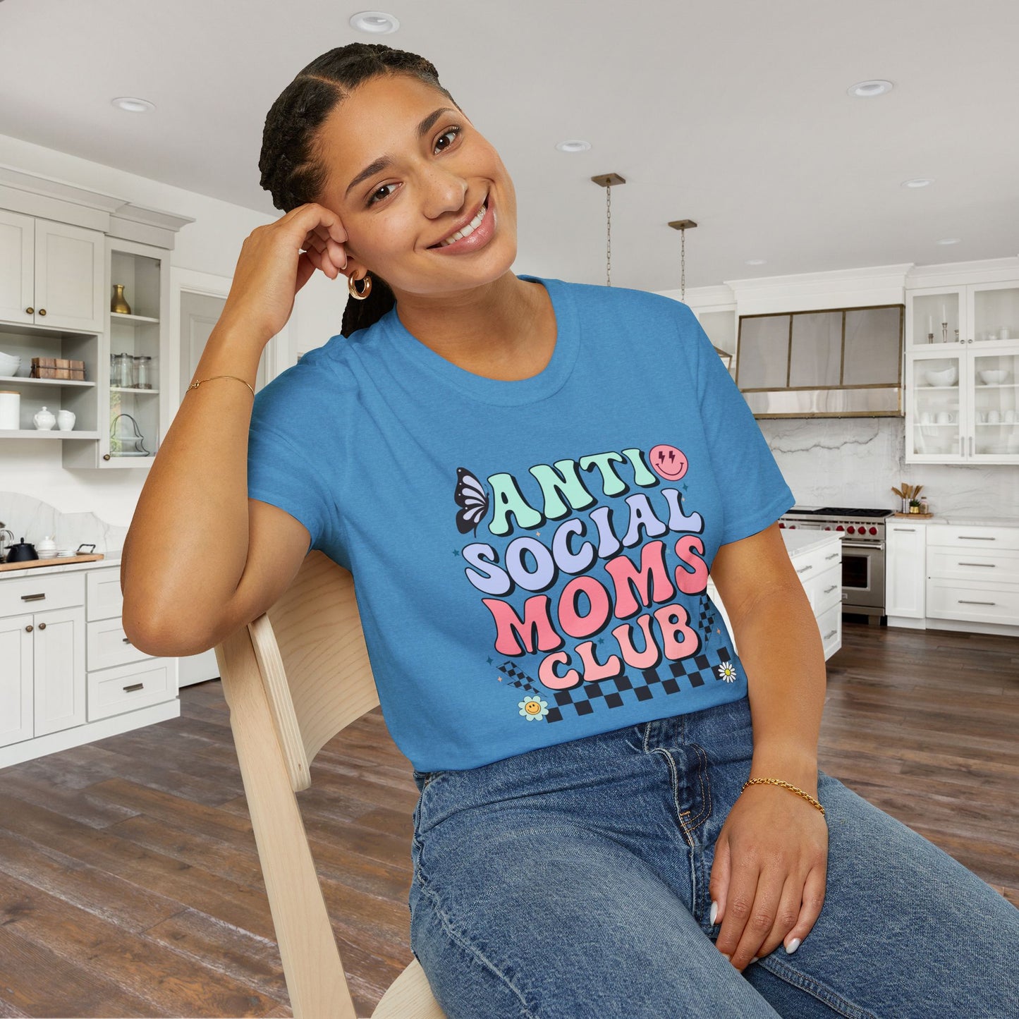 Antisocial Mom's Club Adult T-shirt