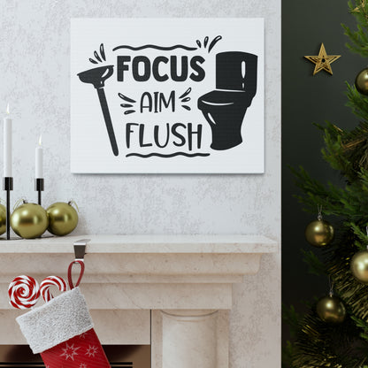 Focus Aim Flush Canvas Horizontal Wraps w/o Frame