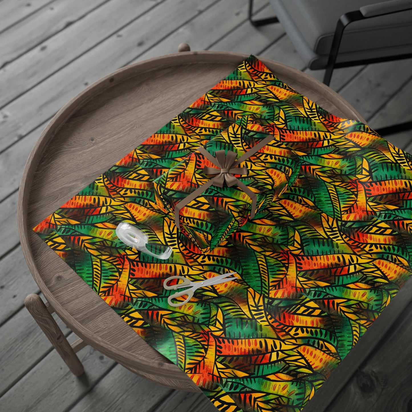 Kuumba Spark Kwanzaa Wrapping Paper