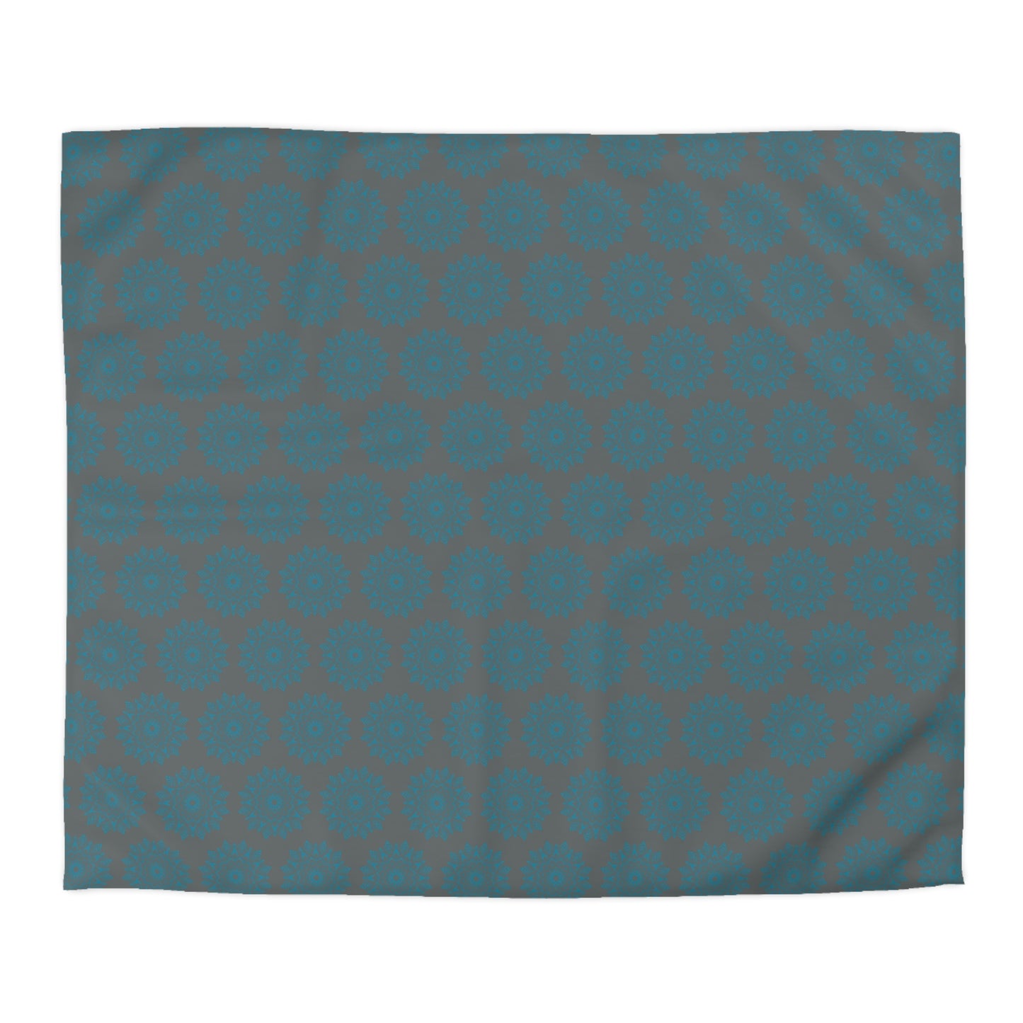 Teal Tranquility Microfiber Duvet Cover
