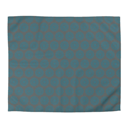 Teal Tranquility Microfiber Duvet Cover