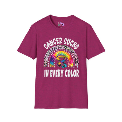 Fight Cancer in All Colors 18 Adult T-shirt