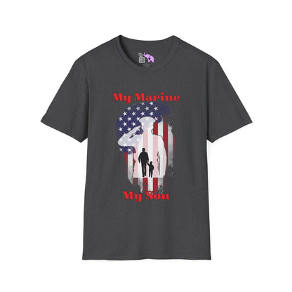 My Marine My Son (Dad) Adult T-shirt