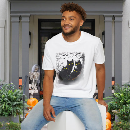 Black Cats Adult T-shirt