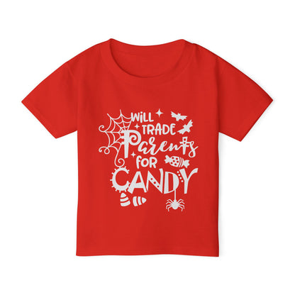 Will Trade Parents For Candy Heavy Cotton™ Toddler T-shirt