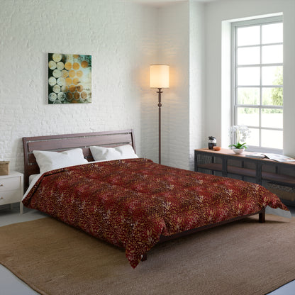 Royal Ember Blossoms Basic Bedding Set