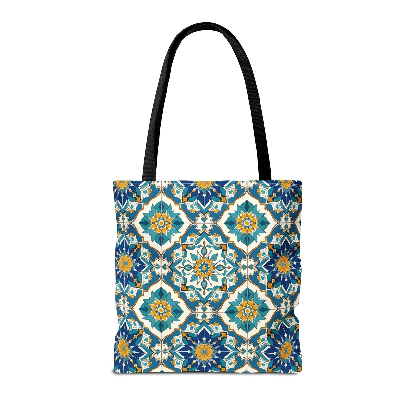 Mediterranean Lace Canvas Tote Bag