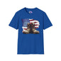 American Flag & Boots Adult T-shirt