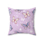 Pastel Wing Parade Throw Pillow