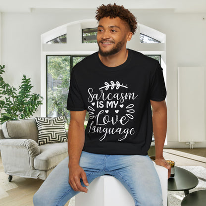 Sarcasm Is My Love Language Adult T-shirt
