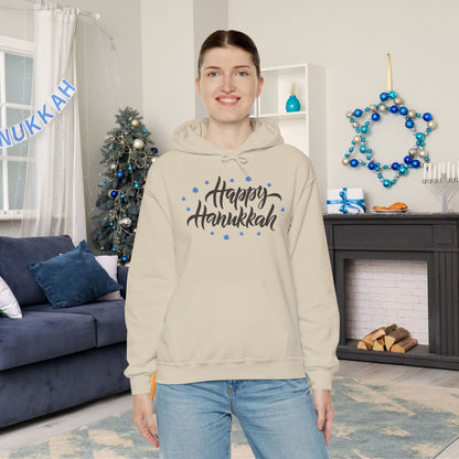 Happy Hanukkah 3 Adult Heavy Blend™ Hooded Sweatshirt